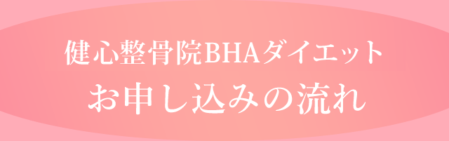 健心整骨院ダイエット
          お申し込みの流れ